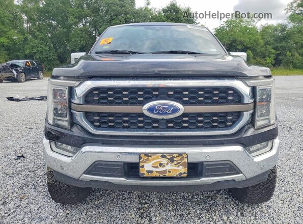 1FTFW1E85MFB36091 2021 FORD F150 Black Դիմացի տեսք