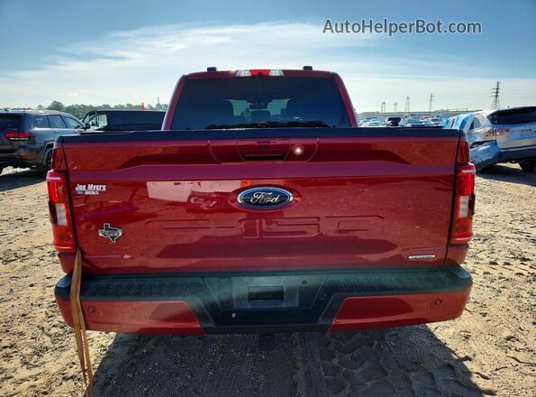 1FTFW1E85MKD15500 2021 FORD F150 Red Հետևի տեսք