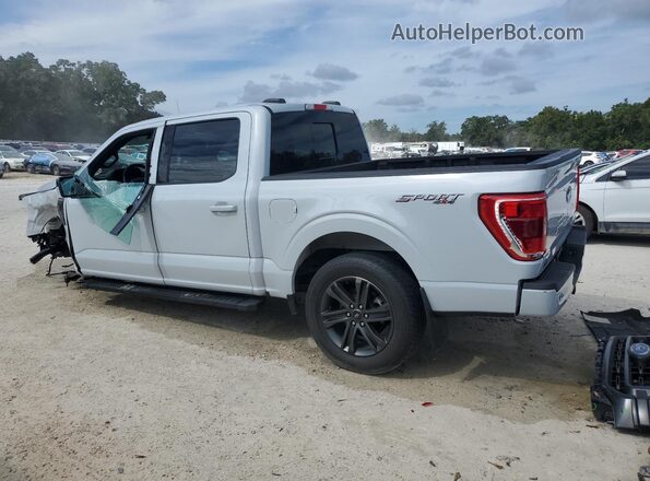1FTFW1E85MKD71128 2021 FORD F150 Gray Rear left