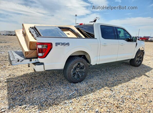 1FTFW1E85NFB02296 2022 FORD F150 White Rear right
