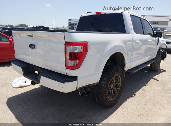1FTFW1E85NFB18918 2022 FORD F150 White Rear right