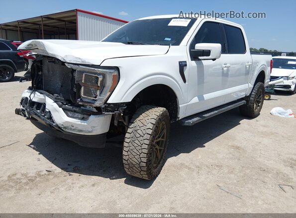 1FTFW1E85NFB18918 2022 FORD F150 White Front left