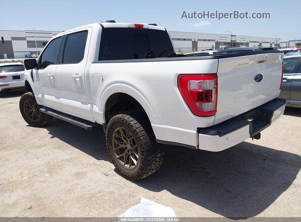 1FTFW1E85NFB18918 2022 FORD F150 White Rear left