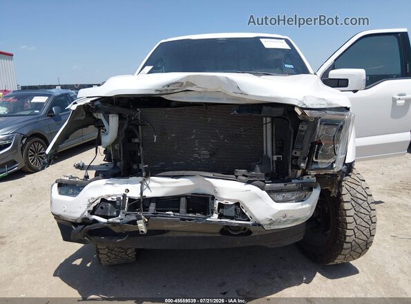 1FTFW1E85NFB18918 2022 FORD F150 White Front view