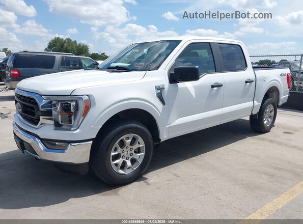 1FTFW1E85PFC47504 2023 FORD F150 White Առջևի ձախ երեք քառորդ տեսարան
