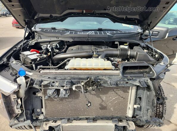 1FTFW1E85PKF96976 2023 FORD F150 Черный Вид задней части салона