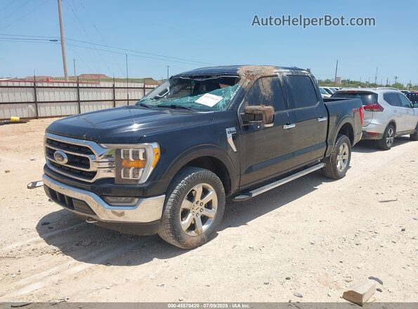 1FTFW1E86MFC04768 2021 FORD F150 Black Przód lewy