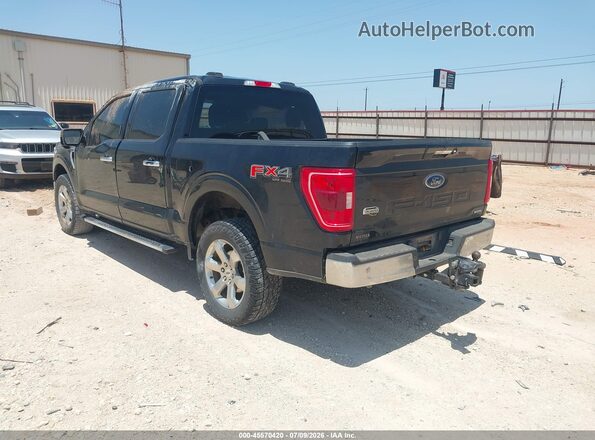1FTFW1E86MFC04768 2021 FORD F150 Black Tył lewy
