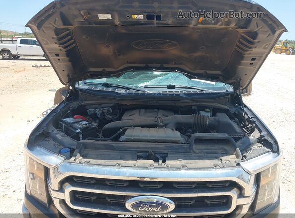 1FTFW1E86MFC04768 2021 FORD F150 Black Widok z tyłu