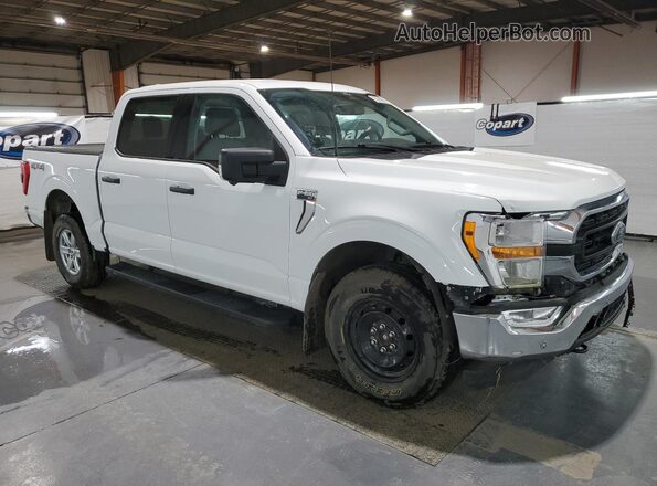 1FTFW1E86MFC10845 2021 FORD F150 White Widok wnętrza 360 stopni