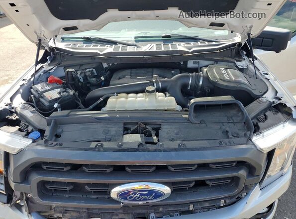 1FTFW1E86MFC21313 2021 FORD F150 Серебряный Вид задней части салона