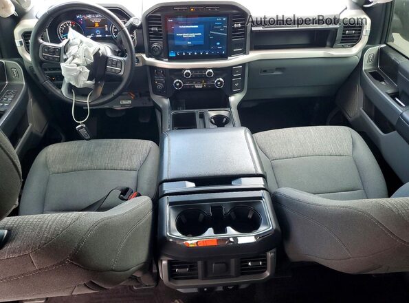 1FTFW1E86MFC21313 2021 FORD F150 Серебряный Вид панели приборов