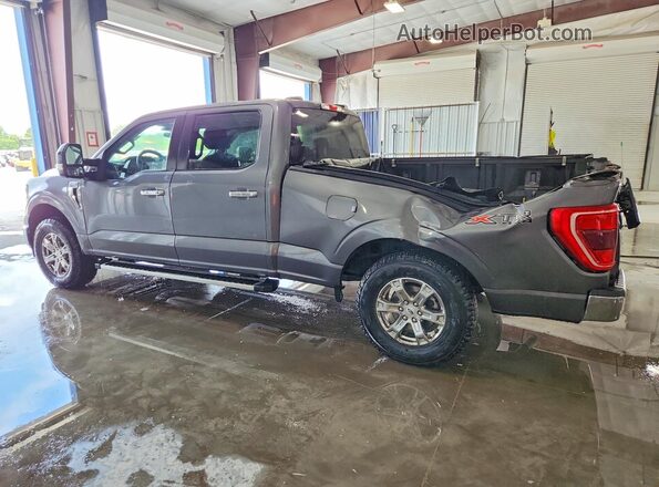 1FTFW1E86NFA95407 2022 FORD F150 Серый Задняя левая четверть