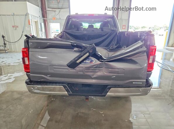 1FTFW1E86NFA95407 2022 FORD F150 Серый Вид сзади