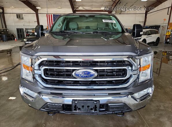 1FTFW1E86NFA95407 2022 FORD F150 Серый Вид спереди