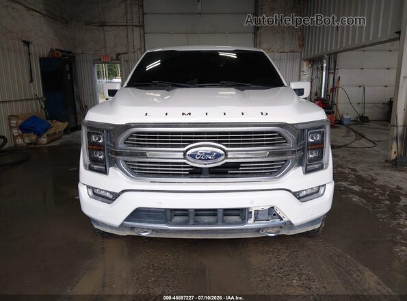 1FTFW1E87MFA47039 2021 FORD F150 White Instrument cluster view