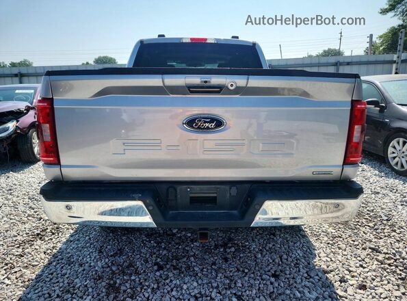 1FTFW1E87PFD30982 2023 FORD F150 Серебряный Вид сзади