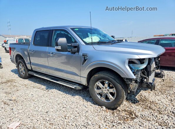 1FTFW1E87PFD30982 2023 FORD F150 Серебряный Передняя правая четверть