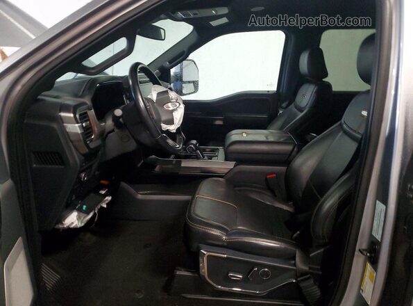 1FTFW1E88MFB26493 2021 FORD F150 Silver Widok wnętrza z przodu
