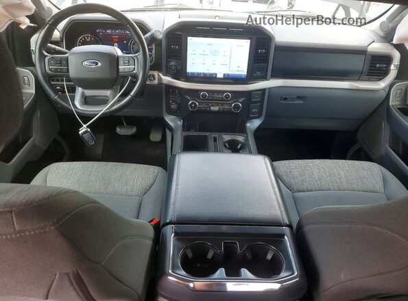 1FTFW1E88MFC57441 2021 FORD F150 Black Widok deski rozdzielczej