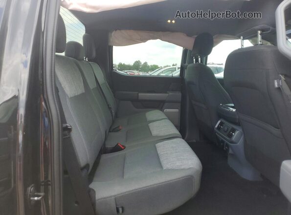 1FTFW1E88MFC57441 2021 FORD F150 Black Widok tylnych siedzeń