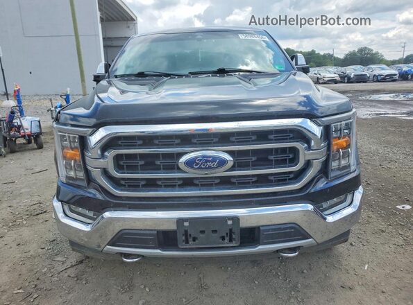 1FTFW1E88MFC57441 2021 FORD F150 Black Widok z przodu