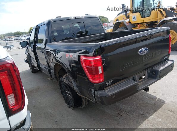 1FTFW1E88PFC01617 2023 FORD F150 Black Tył lewy
