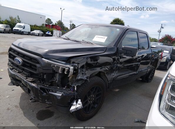 1FTFW1E88PFC01617 2023 FORD F150 Black Przód lewy