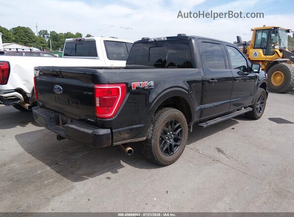 1FTFW1E88PFC01617 2023 FORD F150 Black Tył prawy