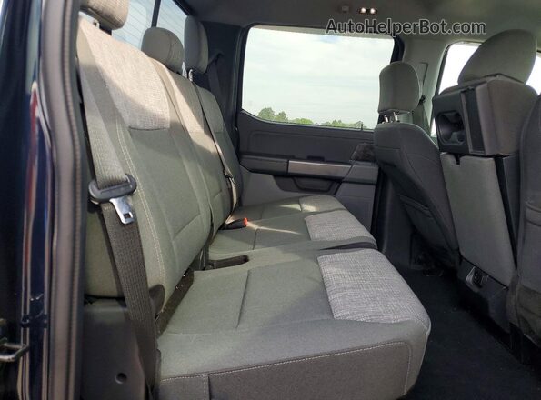 1FTFW1E88PKE92899 2023 FORD F150 Blue Հետևի նստատեղերի տեսք