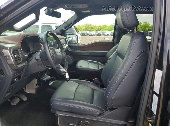 1FTFW1E88PKF52129 2023 FORD F150 Black Սալոնի դիմացի տեսք