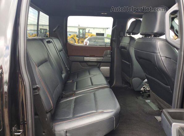 1FTFW1E88PKF52129 2023 FORD F150 Black Հետևի նստատեղերի տեսք