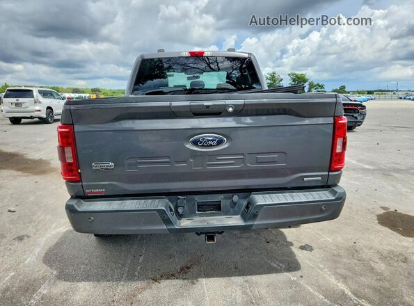 1FTFW1E89MFA37676 2021 FORD F150 Серый Вид сзади
