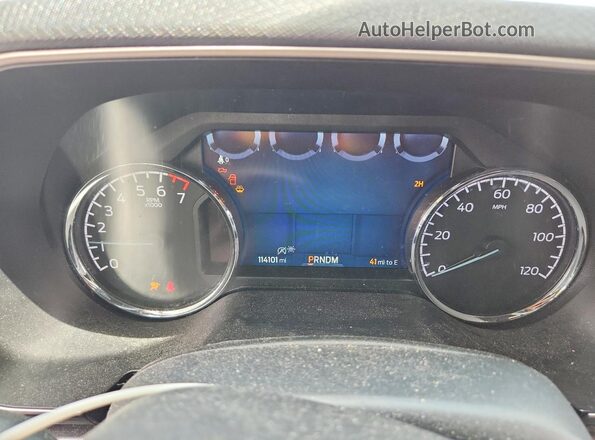 1FTFW1E89MFA37676 2021 FORD F150 Серый Вид щитка приборов