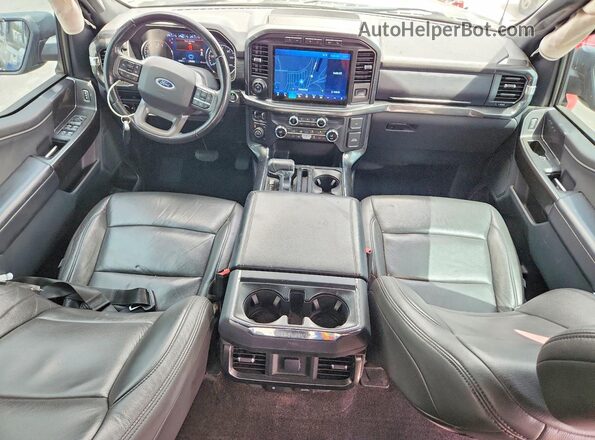 1FTFW1E89MFA37676 2021 FORD F150 Серый Вид панели приборов