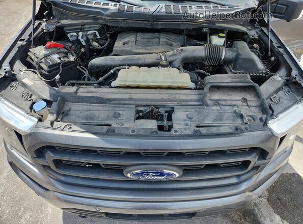 1FTFW1E89MFA37676 2021 FORD F150 Серый Вид задней части салона