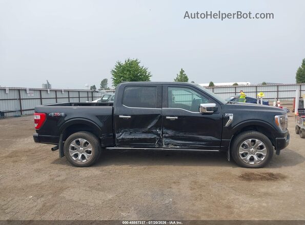 1FTFW1E89MFA96260 2021 FORD F150 Black Widok wnętrza 360 stopni