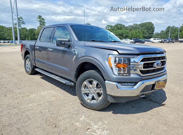 1FTFW1E89MFB86900 2021 FORD F150 Gray Передня права чверть