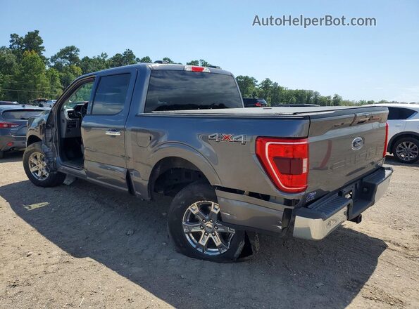 1FTFW1E89MFB86900 2021 FORD F150 Gray Задня ліва чверть