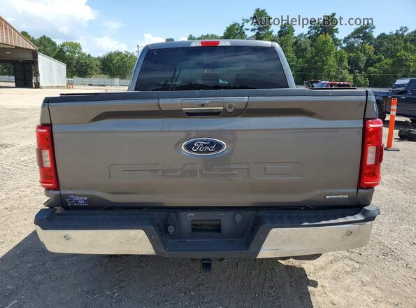 1FTFW1E89MFB86900 2021 FORD F150 Gray Вид ззаду