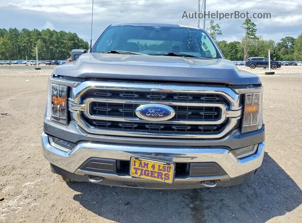 1FTFW1E89MFB86900 2021 FORD F150 Gray Вид спереду