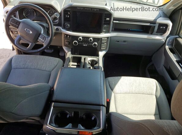 1FTFW1E89MFB86900 2021 FORD F150 Gray Вид панелі приладів
