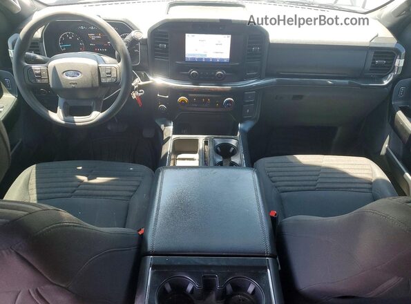 1FTFW1E89MKE87478 2021 FORD F150 Белый Вид панели приборов
