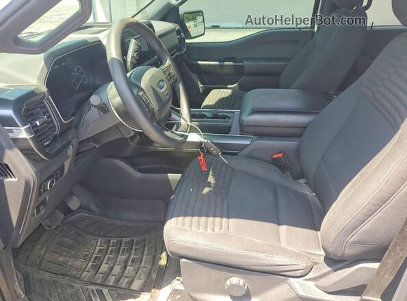 1FTFW1E89MKE87478 2021 FORD F150 Белый Вид салона спереди