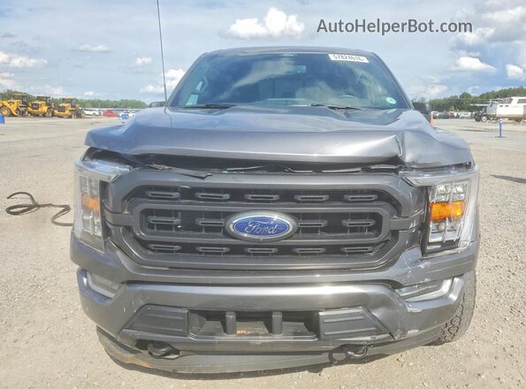 1FTFW1E89NFB24317 2022 FORD F150 Серый Вид спереди