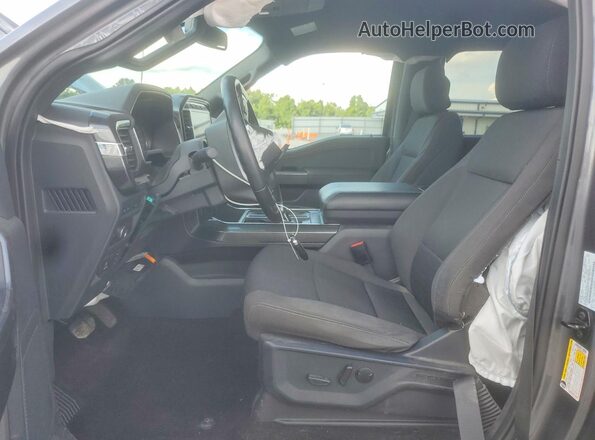 1FTFW1E89NFB24317 2022 FORD F150 Серый Вид салона спереди