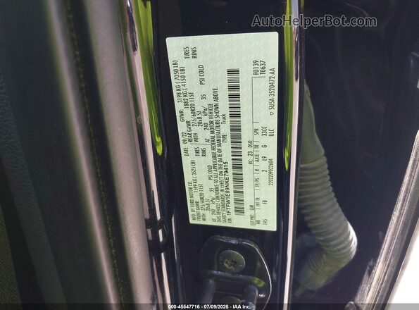 1FTFW1E89NKE79415 2022 FORD F150 Черный Вид подкапотного пространства