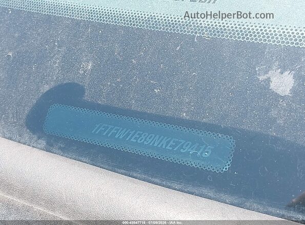 1FTFW1E89NKE79415 2022 FORD F150 Черный 