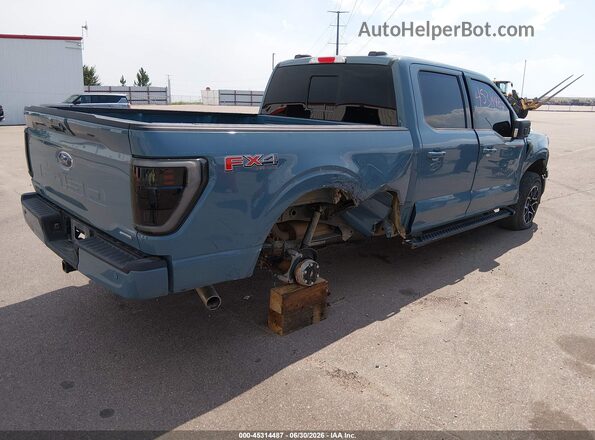 1FTFW1E89PKE14759 2023 FORD F150 Blue უკანა მარჯვენა
