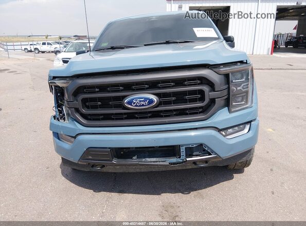 1FTFW1E89PKE14759 2023 FORD F150 Blue უკანა სალონის ხედი